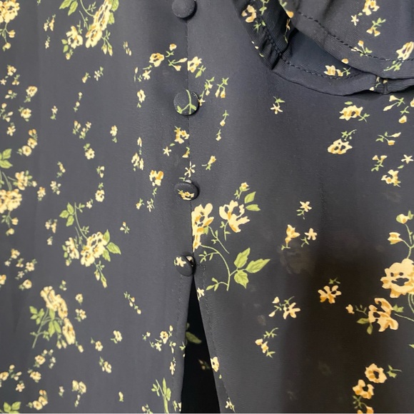 O.P.T Long Sleeve Smock Neck Dress size Extra Large - Picture 3 of 7